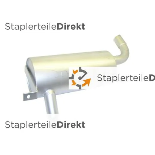 Auspuffrohr / Schalldämpfer für Komatsu - Länge 420 mm