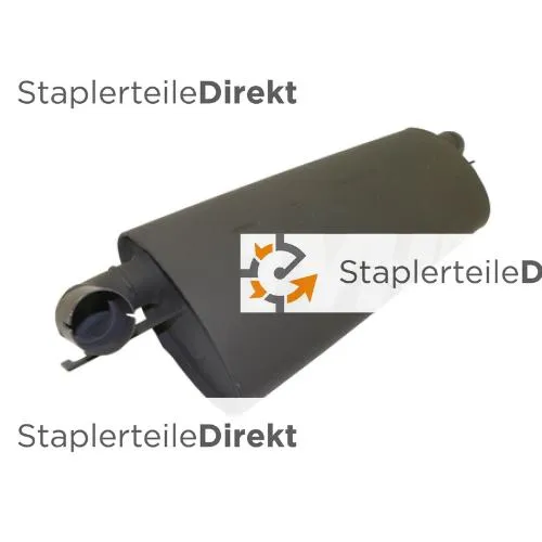 Auspuffrohr / Schalldämpfer für Jungheinrich-Steinbock - Länge 520 mm