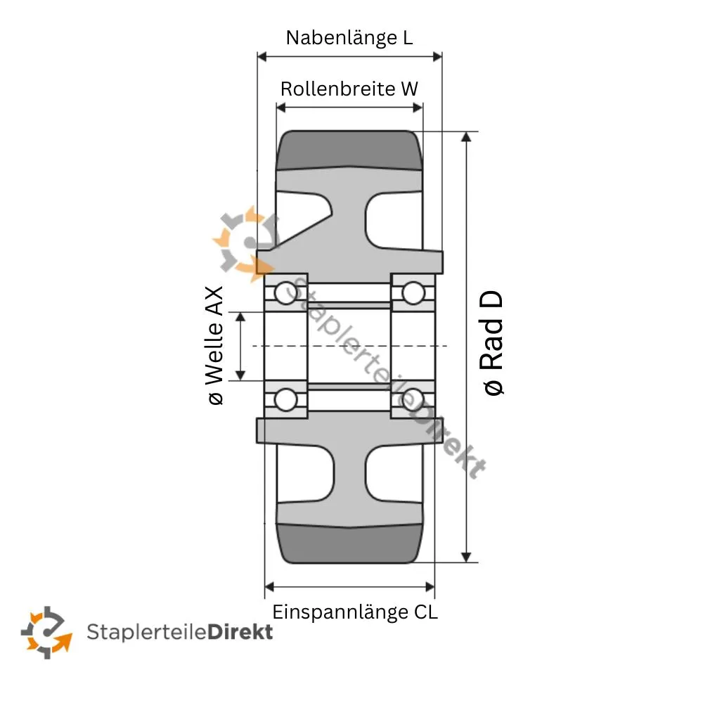 Lastrad für Jungheinrich ERC 212/214/216 (51065641)