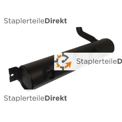 Auspuffrohr / Schalldämpfer für Clark-Samsung - Länge 746 mm