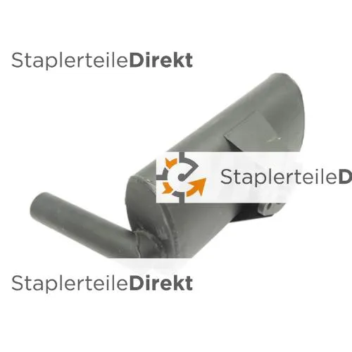 Auspuffrohr / Schalldämpfer für Jcb - Länge 341 mm