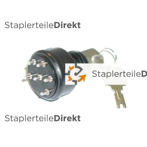 Zündschloss HYSTER für Hyster (6 Pin, 3 Stellungen)