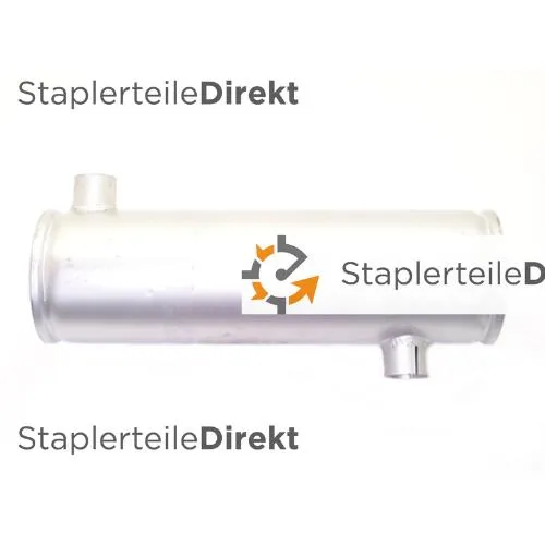 Auspuffrohr / Schalldämpfer für Clark-Samsung - Länge 421 mm