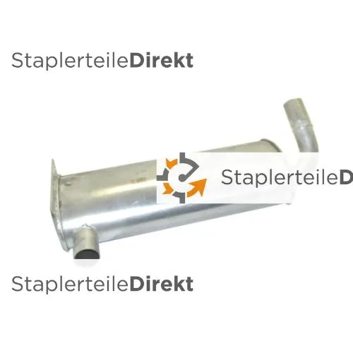 Auspuffrohr / Schalldämpfer für Clark-Samsung - Länge 530 mm