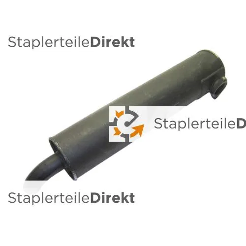 Auspuffrohr / Schalldämpfer für Jungheinrich-Steinbock - Länge 635 mm