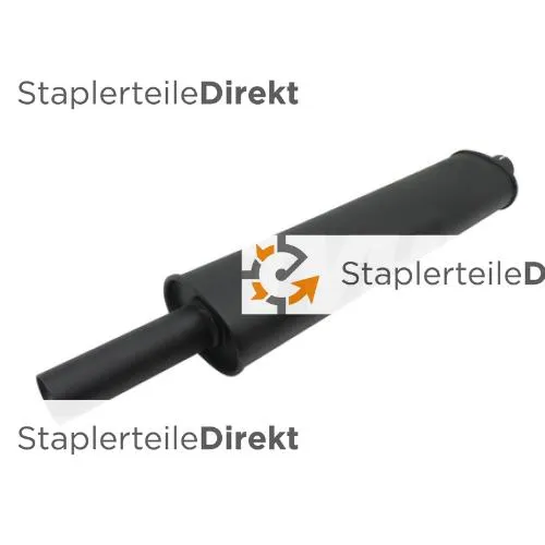 Auspuffrohr / Schalldämpfer für Baumann - Länge 690 mm