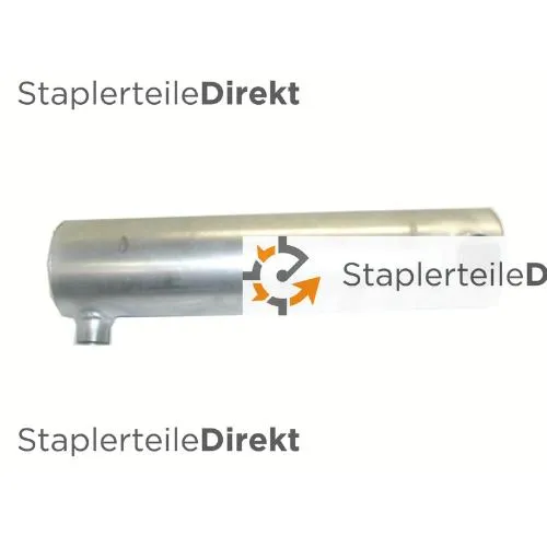 Auspuffrohr / Schalldämpfer für Clark-Samsung - Länge 600 mm