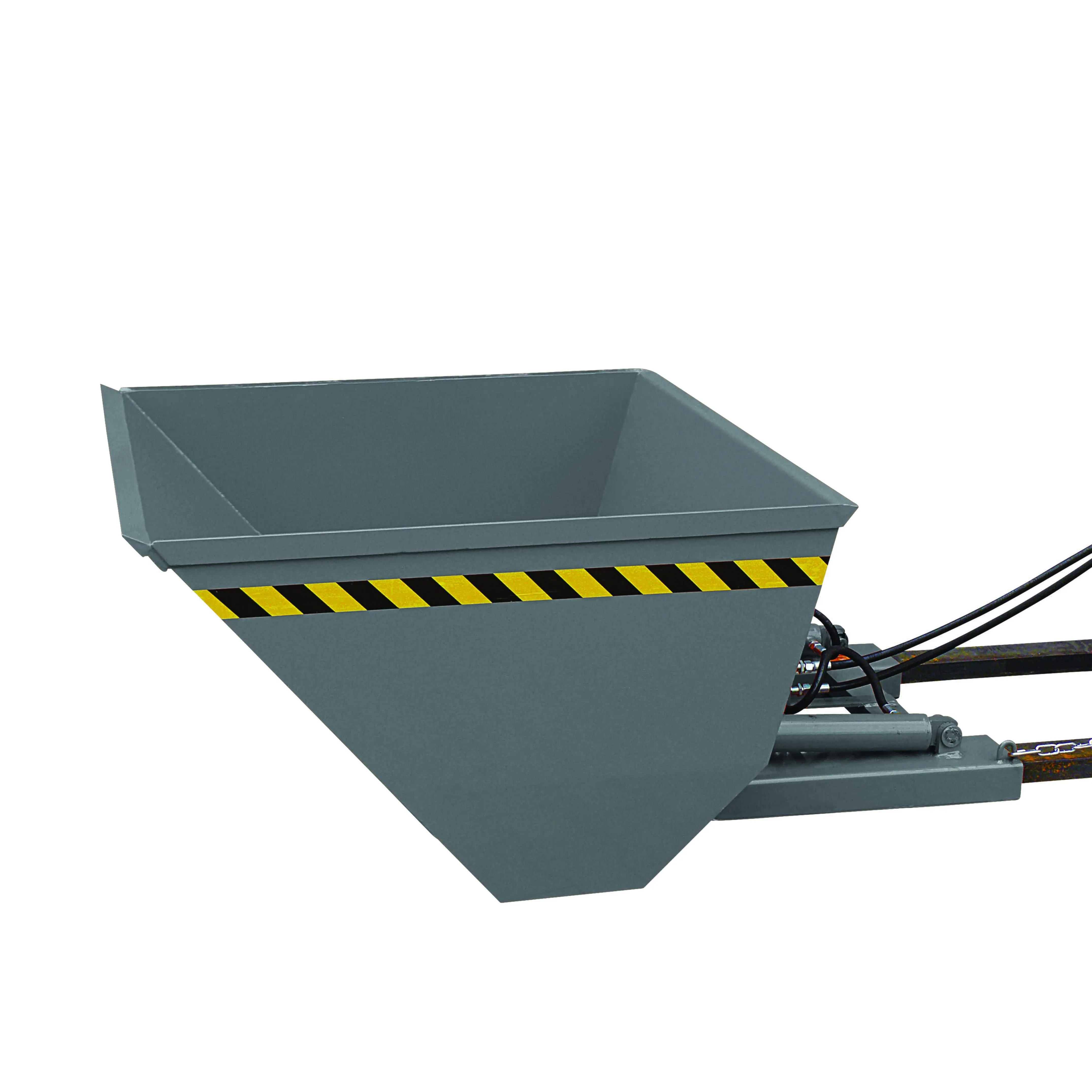 Ladeschaufel mit hydraulischer Kippvorrichtung, 1600 kg, 500 Liter anthrazitgrau