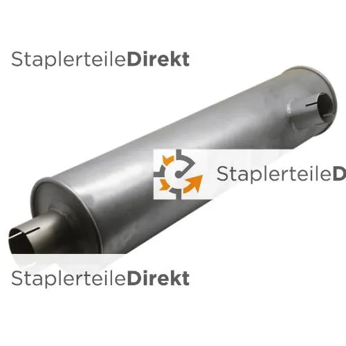 Auspuffrohr / Schalldämpfer für Clark-Samsung - Länge 912 mm