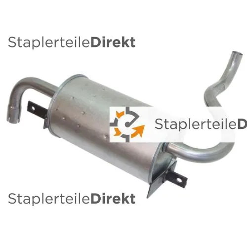 Auspuffrohr / Schalldämpfer für Baoli - Länge 380 mm