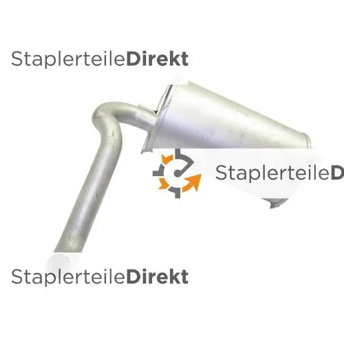 Auspuffrohr / Schalldämpfer für Heli - Länge 300 mm