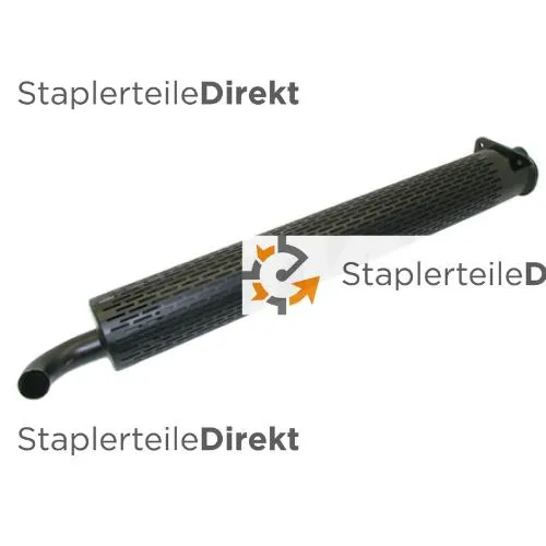 Auspuffrohr / Schalldämpfer für Jungheinrich-Steinbock - Länge 645 mm