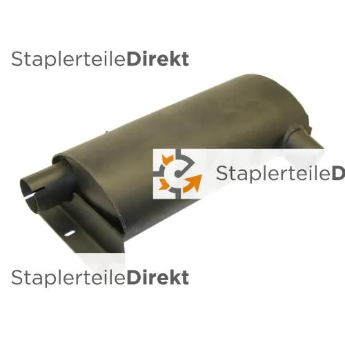 Auspuffrohr / Schalldämpfer für Clark-Samsung - Länge 415 mm