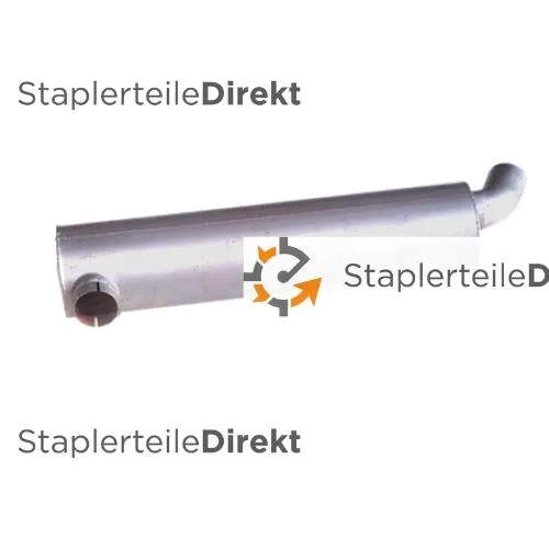 Auspuffrohr / Schalldämpfer für Clark-Samsung - Länge 520 mm