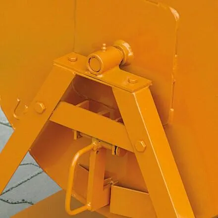Kippmulde 2-seitig kippbar, von 4 Seiten anfahrbar, 500 kg, 600 Liter enzianblau