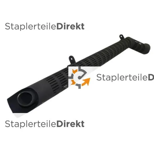 Auspuffrohr / Schalldämpfer für Jungheinrich-Steinbock - Länge 450 mm