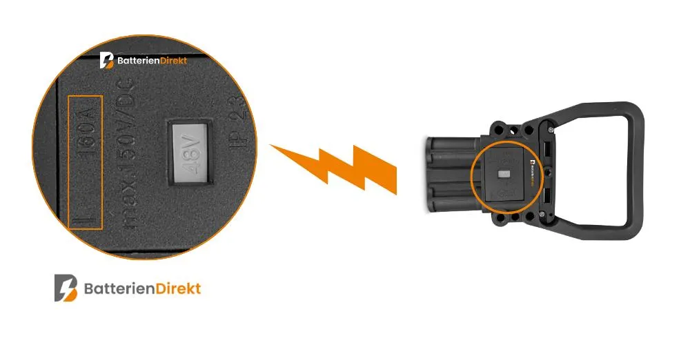 24V Gabelstaplerbatterie 3 PzS 240 Ah (621 x 281 x 462) inkl. Aquamatik und REMA-Stecker
