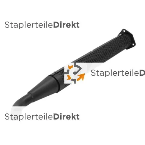 Auspuffrohr / Schalldämpfer für Jungheinrich-Steinbock - Länge 740 mm