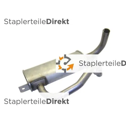 Auspuffrohr / Schalldämpfer für Jungheinrich-Steinbock - Länge 350 mm