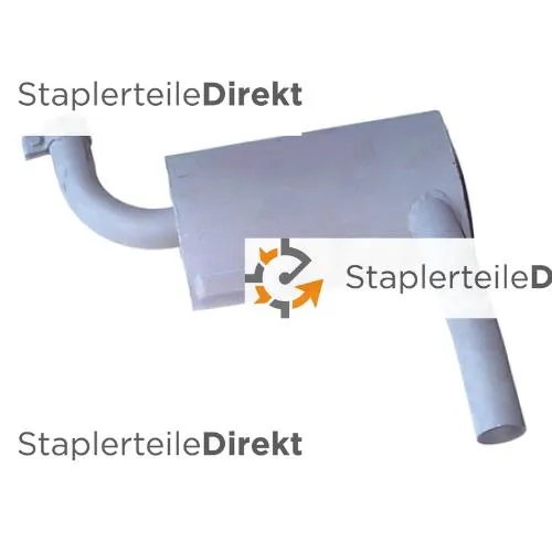 Auspuffrohr / Schalldämpfer für Linde-Lansing - Länge 310 mm