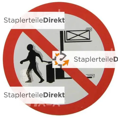 Nicht mit Aufgehobener Last Fahren Aufkleber