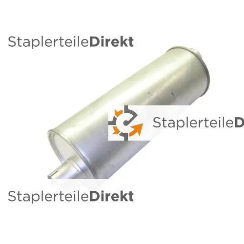 Auspuffrohr / Schalldämpfer für Harlan - Länge 480 mm