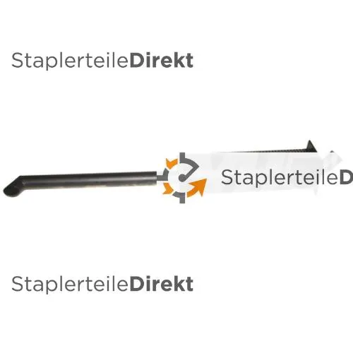 Auspuffrohr / Schalldämpfer für Clark-Samsung - Länge 605 mm