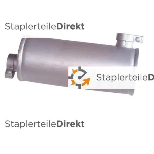 Auspuffrohr / Schalldämpfer für Clark-Samsung - Länge 380 mm