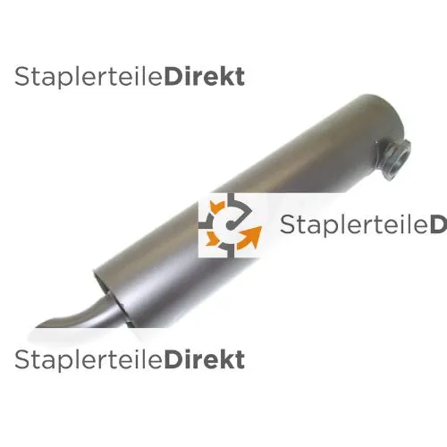 Auspuffrohr / Schalldämpfer für Jungheinrich-Steinbock - Länge 637 mm