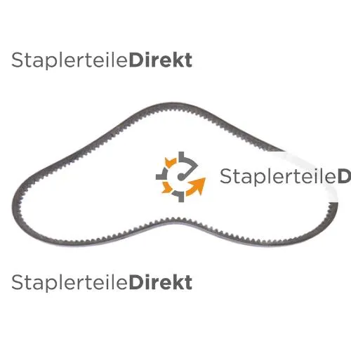 Keilriemen Breite 17,2 mm Innenlänge 1270 mm gezahnte offene Seite