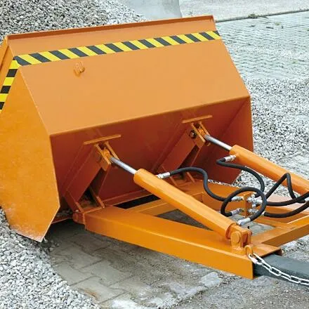 Ladeschaufel mit hydraulischer Kippvorrichtung, 1600 kg, 750 Liter reinorange