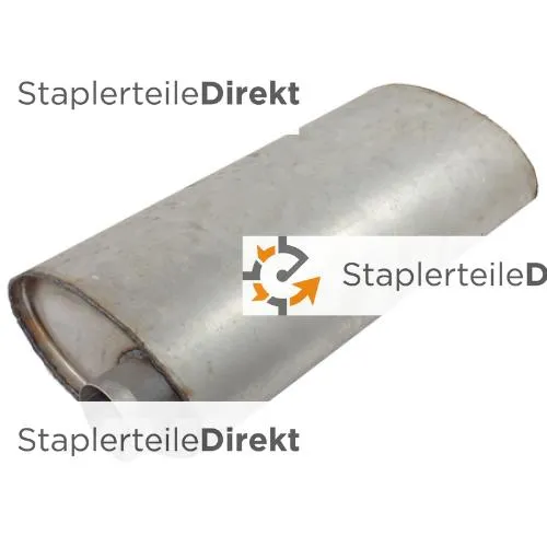Auspuffrohr / Schalldämpfer für Clark-Samsung - Länge 500 mm