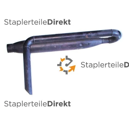Auspuffrohr / Schalldämpfer für Clark-Samsung - Länge 670 mm