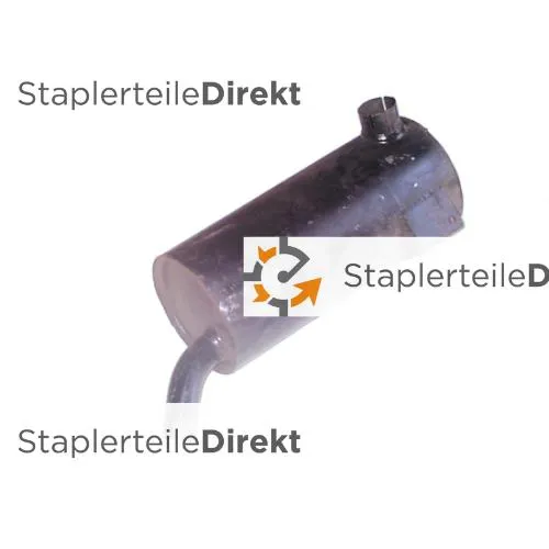 Auspuffrohr / Schalldämpfer für Hyster - Länge 400 mm