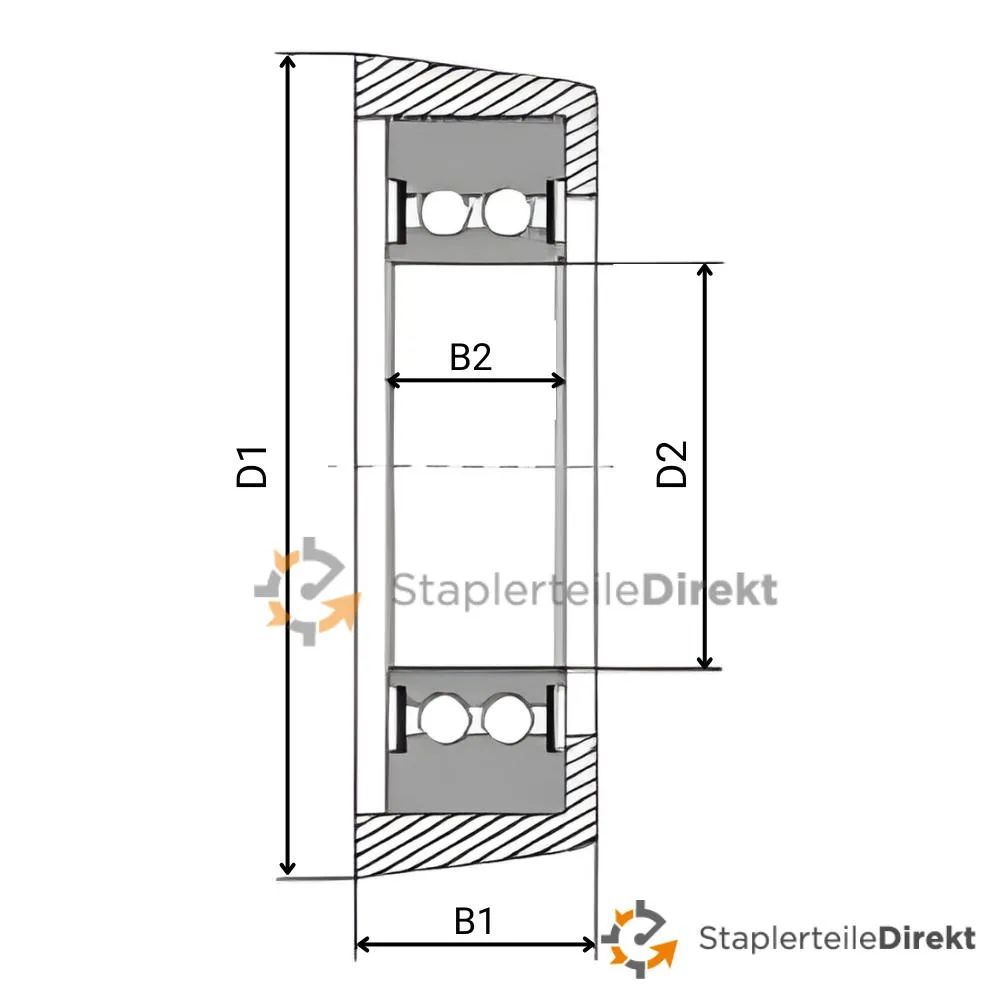 Mastrolle für Jungheinrich ERC 212z / 214z / 216z (50298174)