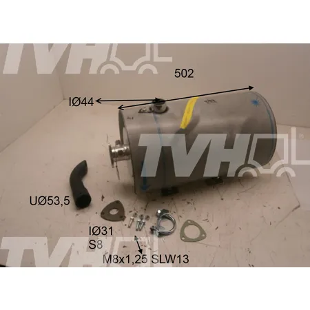 RUSSPARTIKELFILTER KOMPLETT - 100MC7966