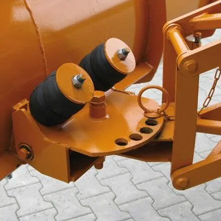 Schneepflug mit Niveauausgleich, Einfahrtasche unten Schildbreite 1800 mm enzianblau, fks