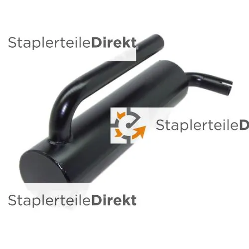 Auspuffrohr / Schalldämpfer für Clark-Samsung - Länge 500 mm