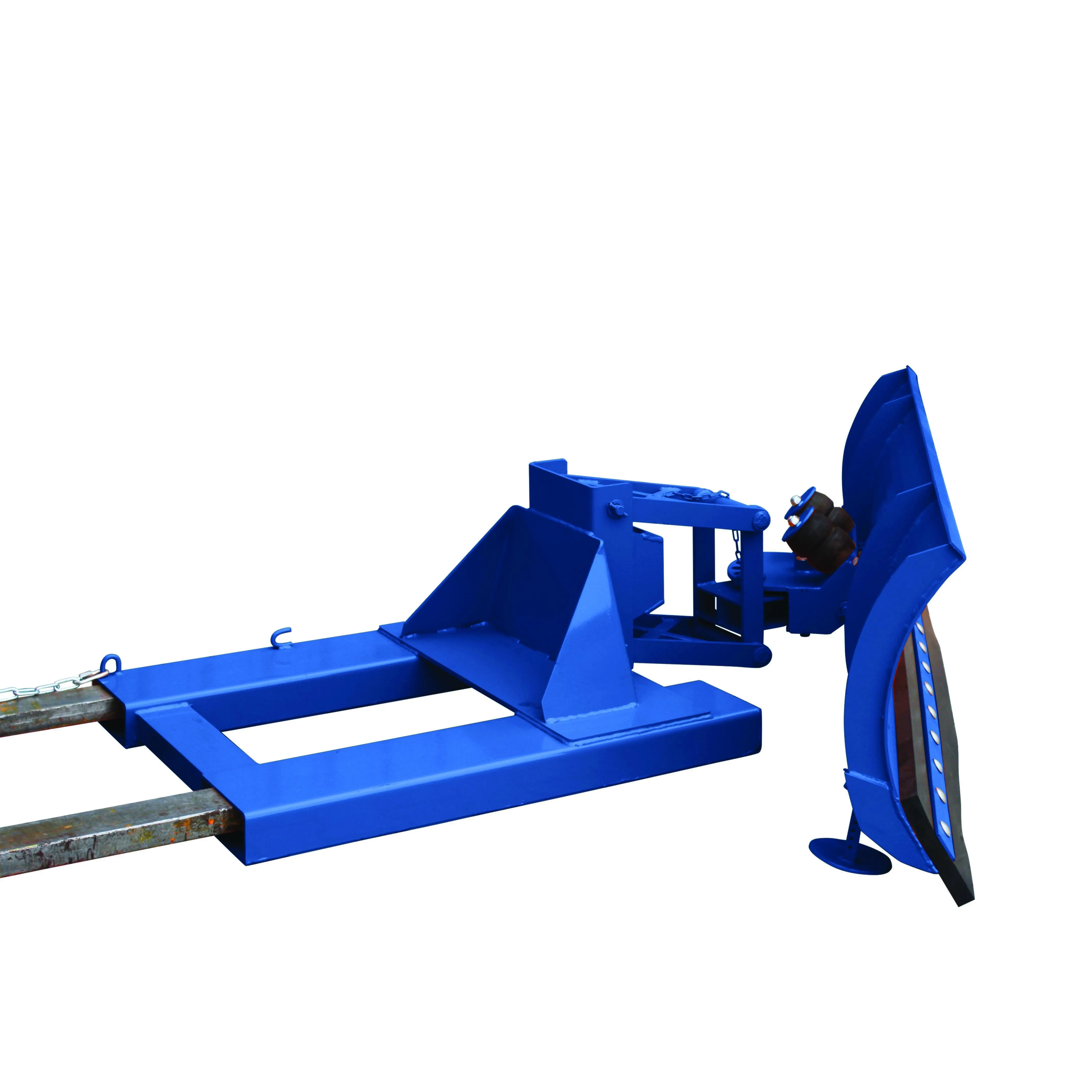 Schneepflug mit Niveauausgleich, Einfahrtasche unten Schildbreite 1800 mm enzianblau, fks