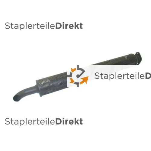 Auspuffrohr / Schalldämpfer für Komatsu - Länge 635 mm