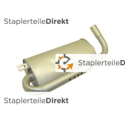 Auspuffrohr / Schalldämpfer für Heli - Länge 400 mm