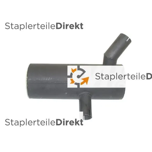Auspuffrohr / Schalldämpfer für Clark-Samsung - Länge 397 mm