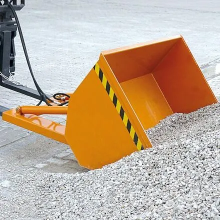 Ladeschaufel mit hydraulischer Kippvorrichtung, 2500 kg, 1500 Liter reinorange