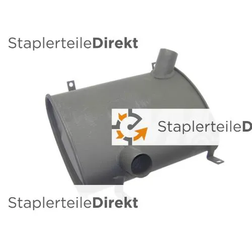 Auspuffrohr / Schalldämpfer für Clark-Samsung - Länge 360 mm