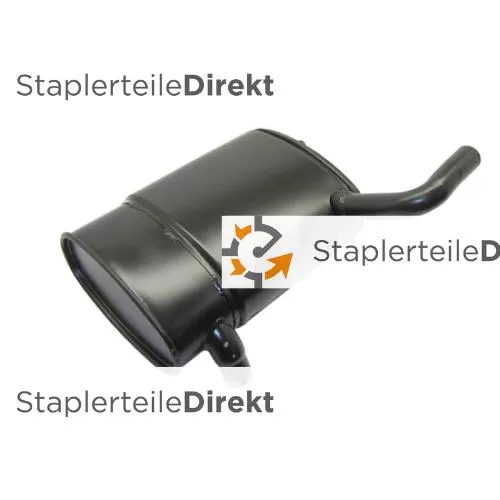 Auspuffrohr / Schalldämpfer für Linde-Lansing - Länge 400 mm