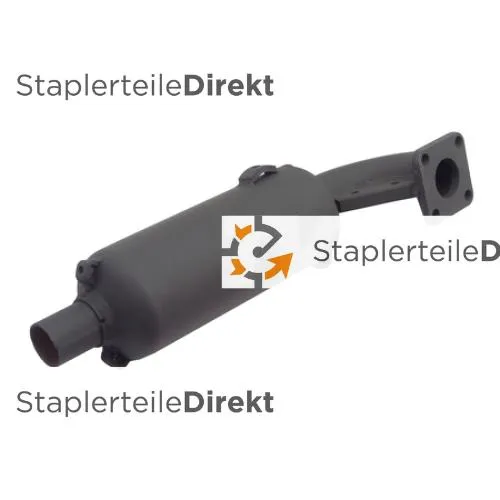 Auspuffrohr / Schalldämpfer für Genie - Länge 245 mm