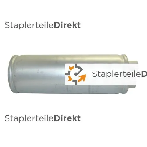 Auspuffrohr / Schalldämpfer für Clark-Samsung - Länge 407 mm