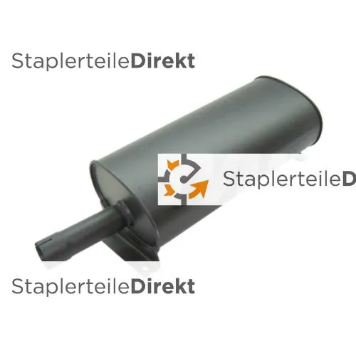 Auspuffrohr / Schalldämpfer für Jlg - Länge 620 mm