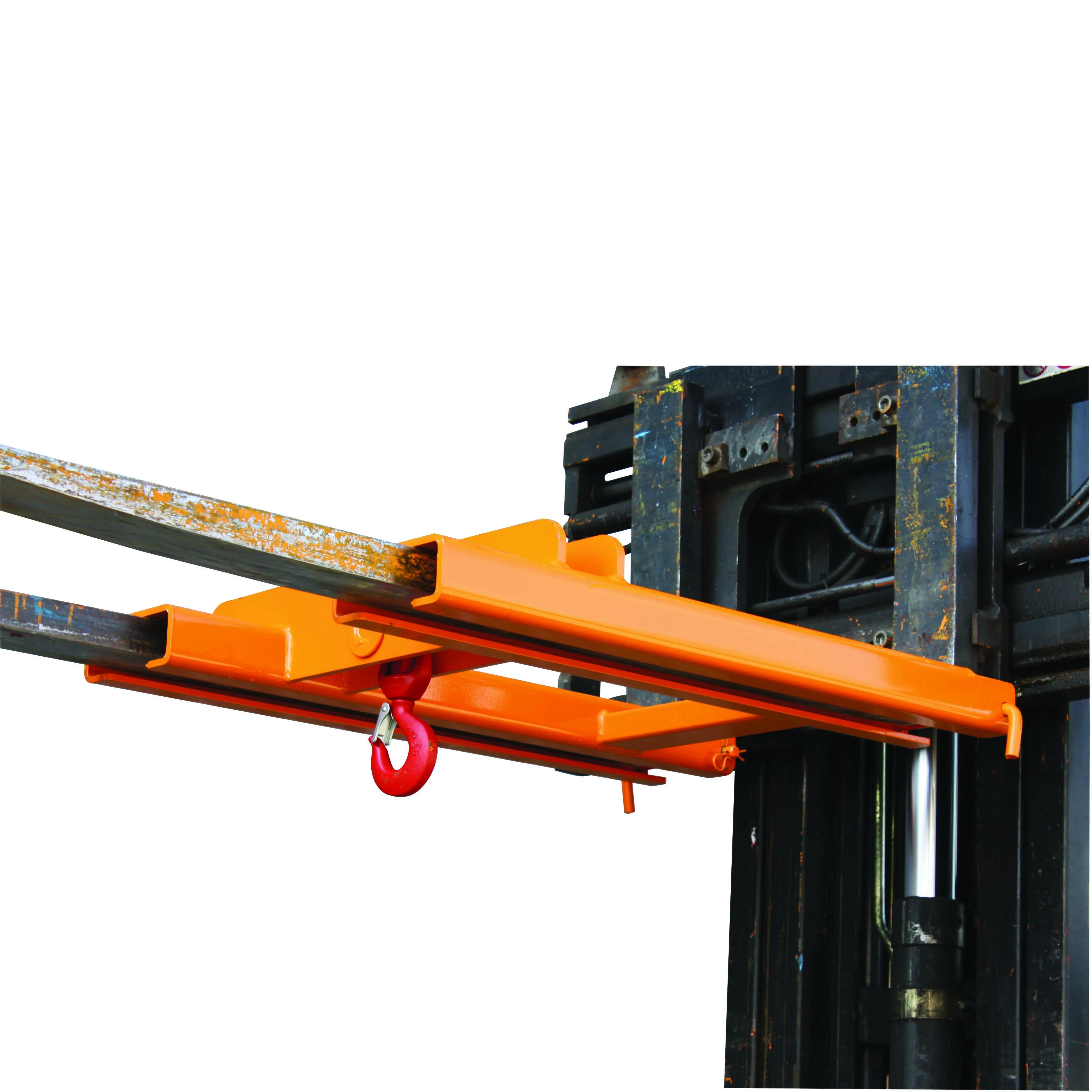 Lasthaken Stapler-Aufsatz für 2 Zinken, 3000 kg,  reinorange