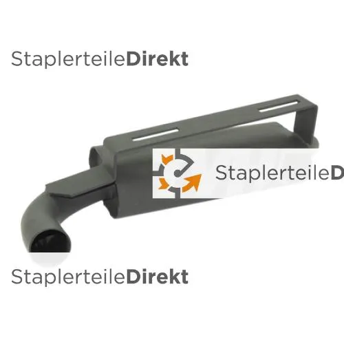 Auspuffrohr / Schalldämpfer für Ausa - Länge 325 mm